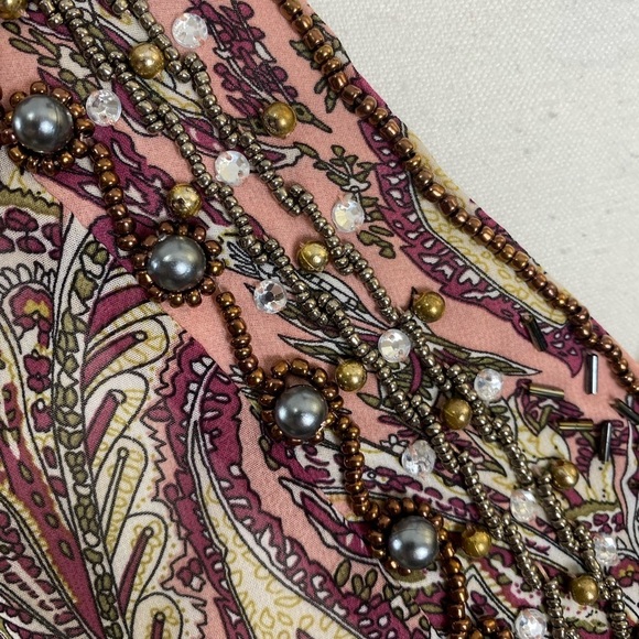BKE Boutique Paisley Blouse size medium - Picture 9 of 12